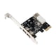 thumbnail image 1 of Tarjeta adaptadora Irfora Tarjeta adaptadora PCI-E a 1394 PCI-E x1 a 3 puertos DV Tarjeta de captura de video de alta definición con 2 * 1394A 6Pin 1 * 1394A 4Pin puertos Irfora Tarjeta adaptadora, 1 of 7