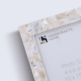 thumbnail image 2 of Handicrafts Home 4x6 Picture Frame Mother of Pearl Collection, Handcrafted Photo Frame, Small Picture Frame for Living Room, Office Desk Decor, Gift for her, Thanksgiving gift for friends & Family, 2 of 6