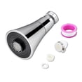 thumbnail image 1 of Fregadero ajustable flexible Extensor de grifo antisalpicaduras Adaptador de boquilla de grifo a prueba de fugas de ahorro de agua de alta presión Juego de accesorios de baño 3 Guardurnaity HA009041-03, 1 of 6