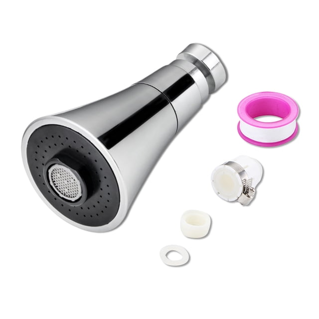Fregadero ajustable flexible Extensor de grifo antisalpicaduras Adaptador de boquilla de grifo a prueba de fugas de ahorro de agua de alta presión Juego de accesorios de baño 3 Guardurnaity HA009041-03
