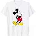 thumbnail image 1 of Disney Mickey Mouse Classic Standing Pose Graphic T-Shirt White All Size S-5XL, 1 of 4