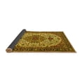 thumbnail image 2 of Ahgly Company Indoor Round Medallion Yellow Traditional Area Rugs, 8' Round, 2 of 4