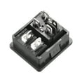thumbnail image 4 of Unique Bargains C8-8 Panel Mount Plug Adapter AC 250V 10A 2 Pins 1mm Buckle IEC Inlet Socket w 4P ON-OFF Switch,Heat Shrink Connector, 4 of 4