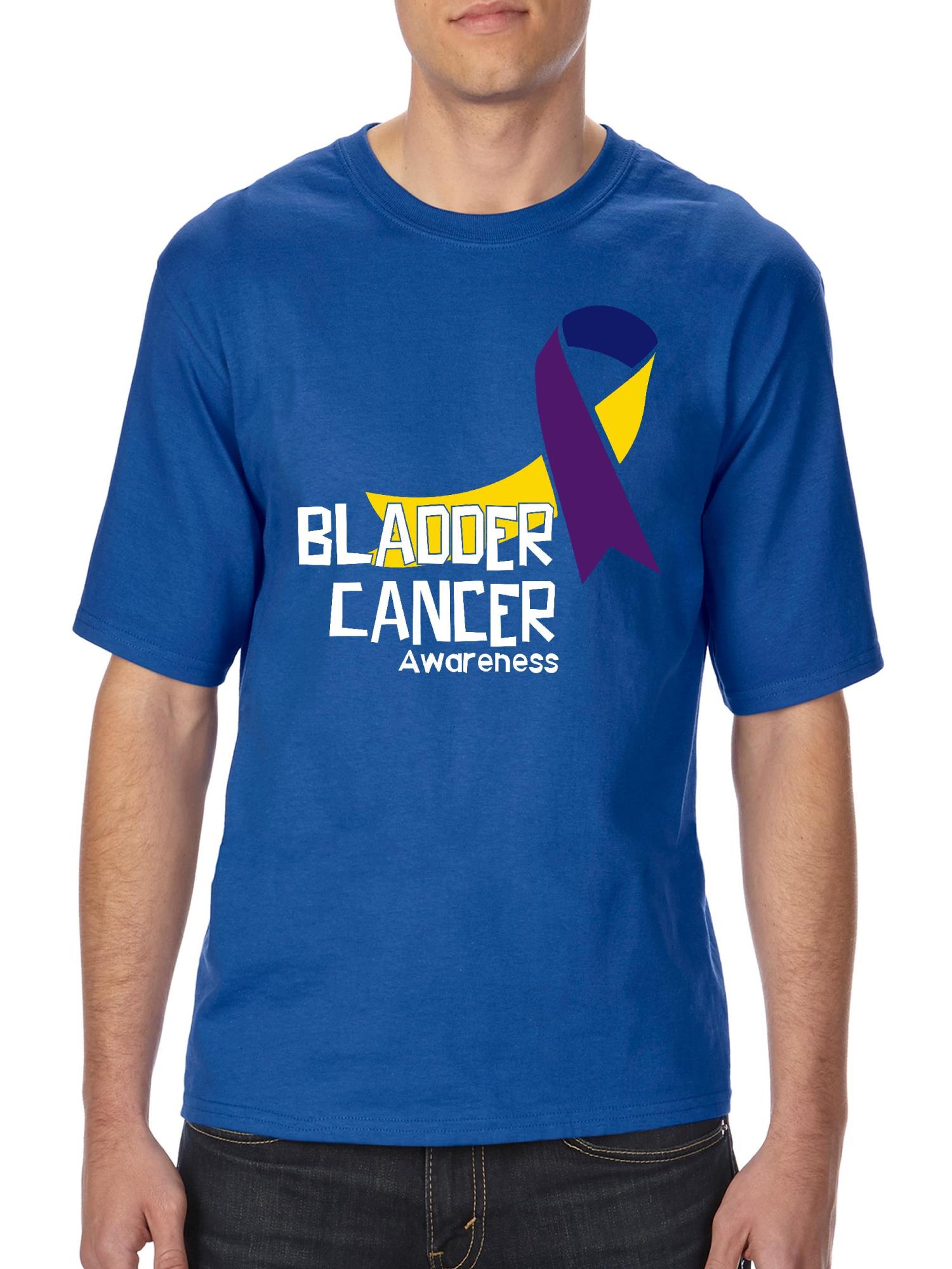 Mens and Big Mens Bladder Cancer T-Shirt, up to size 3XLT - Walmart.com