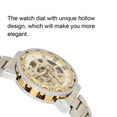 thumbnail image 4 of Mechanical Watch, Eye-catching Attractive Neoteric Strong Compatibility Embellish Radical  For Home White  + Gold, 4 of 8