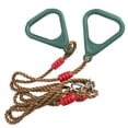 thumbnail image 1 of CHUANK 1Pair Kids Fitness Gym Rings Safe Indoor Pull-up Rings Workout Training Handles, 1 of 7