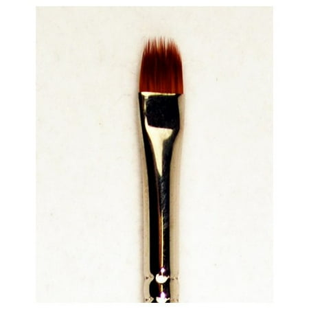 1/2 Golden Taklon Brush SILVER BRUSH LIMITED 6828S14 CRYSTAL GOLDEN TAKLON SHORT HANDLE FILBERT GRASS COMB 1/4 ()