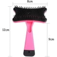 thumbnail image 2 of Cepillo autolimpiante para perros y gatos, peine de baño para mascotas, herramienta de aseo para mascotas - Limpieza con un solo clic (rosa), 2 of 5