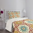 thumbnail image 3 of Ambesonne Classic Quilted Bedspread Set 2 Pcs, Geometric Forms, Twin Size, Mustard Beige, 3 of 5