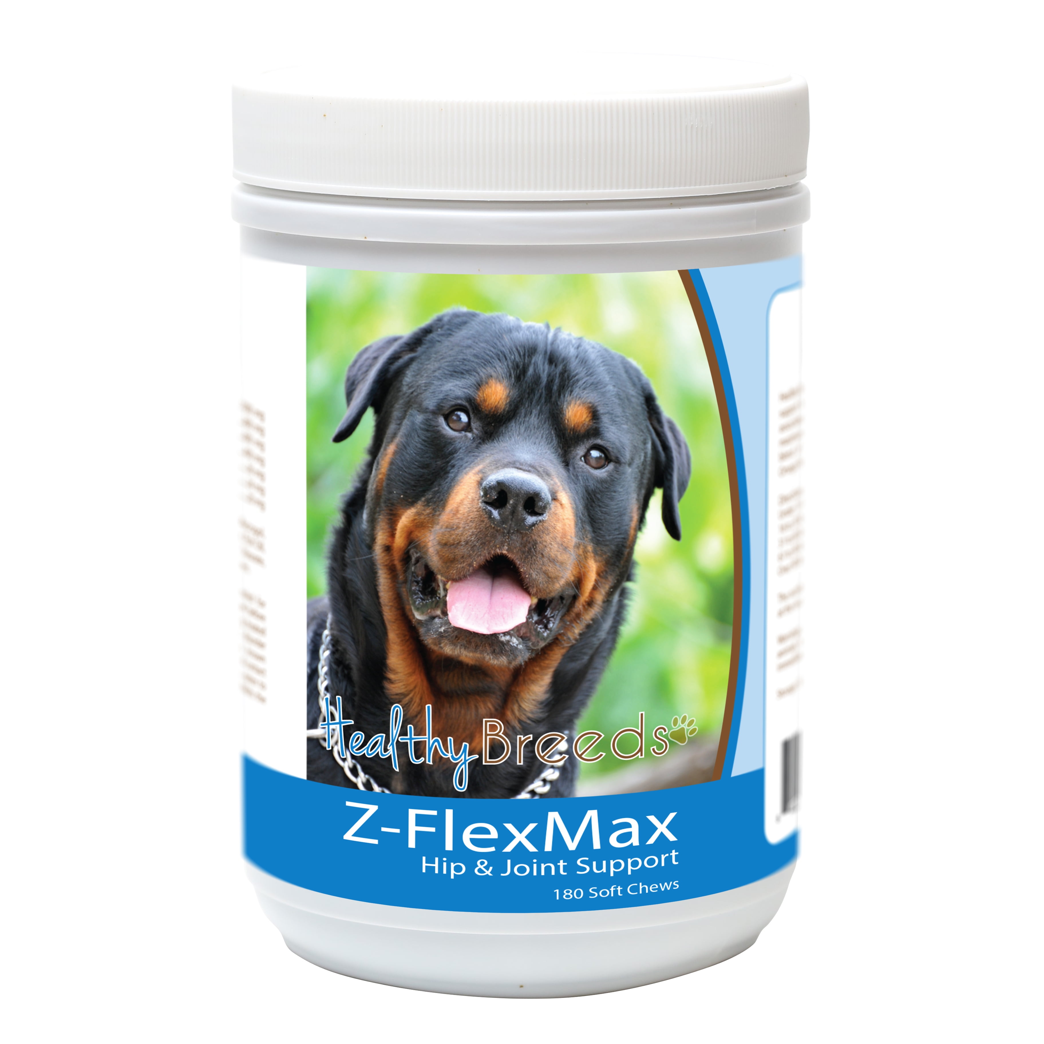 Best Joint Supplement For Rottweiler Healthy Breeds Rottweiler Z-Flex Max Dog Hip and Joint Support 180
