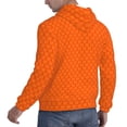 thumbnail image 6 of Honeii Orange Scales Pattern Mens Hoodies Men's Loose Sleeve Sweatshirt,Pullover Hooded Sweatshirt for Men,Essentials Hoodie-3X-Large, 6 of 7