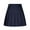 Navy, variant on Women Girls Short Skirts High Waist Pleated Skater Tennis Skirt Summer Solid Color Cotton Linen Skirt Anti-Exposure Safety A Line Mini Skirts