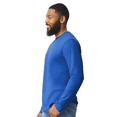 thumbnail image 3 of Gildan Men's Softstyle Long Sleeve T-Shirt, Durable Crew Neck Classic Fit Tee, Royal, S, 3 of 6