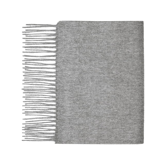 Bufanda Lona Scott de cachemira gris 174 x 28 cm
