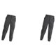 thumbnail image 2 of Injueey Elástico Restaurante Café Chef Camarero Pantalones Pantalones Uniforme Accs Rayado Rayas Blancas Negras 3XL 2piezas, 2 of 6