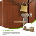 thumbnail image 2 of Golden Copper Antique Lock with Retro Chinese Design for Box Use 1 Set, 2 of 8