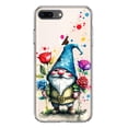 thumbnail image 1 of MUNDAZE Apple iPhone 7/8 Plus Shockproof Clear Hybrid Protective Phone Case Gnome Red Purple Blue Roses Garden Cover, 1 of 5