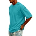 thumbnail image 3 of Big and Tall T-Shirts for Men Drop Short Sleeve Crew Neck Outdoor Casual Summer Tops Fathers Gift S-5XL, 3 of 4