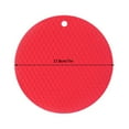 thumbnail image 2 of facefd 2pcs Silicone Pot Holders Multipurpose Round Pot Holders Trivets Jar Openers & Spoon Rests, 2 of 5