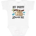 thumbnail image 3 of Inktastic My Poppy Loves Me with Sloth and Hearts Boys or Girls Baby Bodysuit, 3 of 5