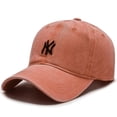 thumbnail image 5 of Vintage Embroidered Football Baseball Cap Unisex Washed Cloth Sunshade Denim Hat Adjustable Cap For Women Men, 5 of 5