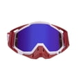 thumbnail image 3 of Motorcycle Goggles Outdoor Off-road Goggles Riding Glasses Windproof Dustproof riding glasses All black + black (silver), 3 of 5