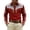 Red, variant on GUZOM Mens Western Embroidered Long Sleeve Shirt Stretch Fabric Button Down Cowboy Yoke Design for Rodeo Concert Casual Wear Sky Blue,Size 2XL