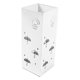 thumbnail image 2 of Paragüero de metal multiusos, elegante diseño hueco, nubes auspiciosas, organizador de paraguas a prueba de óxido para entrada, oficina, hogar, color blanco, 2 of 14