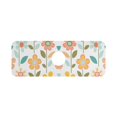 thumbnail image 7 of Yayeee Faucet Mat for Kitchen Sink 14.7" Diatomite Long Splash Guard Pad, Orange Retro Flower, 7 of 7