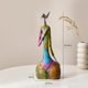 thumbnail image 2 of 2x Resina Escultura Hogar Decorativo Abstracto Estatuilla Chica Baoblaze Estatua de escultura de escritorio, 2 of 7