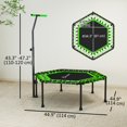 thumbnail image 3 of Soozier Trampoline de Rebond 45 Pouces pour Adultes avec Poignée Réglable à 3 Niveaux, 3 of 10