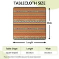thumbnail image 2 of Washable Fabric Floral Design Table Cover with Elastic Hem for Bohemian Style Table Settings, 2 of 6