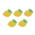 thumbnail image 4 of Clispeed 5Pcs Orange Lemon Shaped Breastpin Chic Ornament Brooches for Casual Decoration, 4 of 8