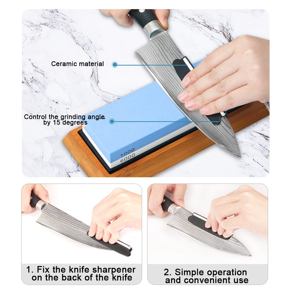 solacol Knife Sharpening Angle Guide Fixed Angle Whetstone Set