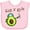 AD-Pink, variant on Inktastic Avogadro's Number with Avocado Chemist Boys or Girls Baby Bib