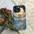 thumbnail image 5 of FKBRCL4U Compatible with iPhone 13 Pro Max Matte Case, Stained Glass Yellow Dragonfly Moon Pattern for Girl Full Body Design Soft Silicone Drop Shock Scratch Protection for iPhone 13 Pro Max, 5 of 7