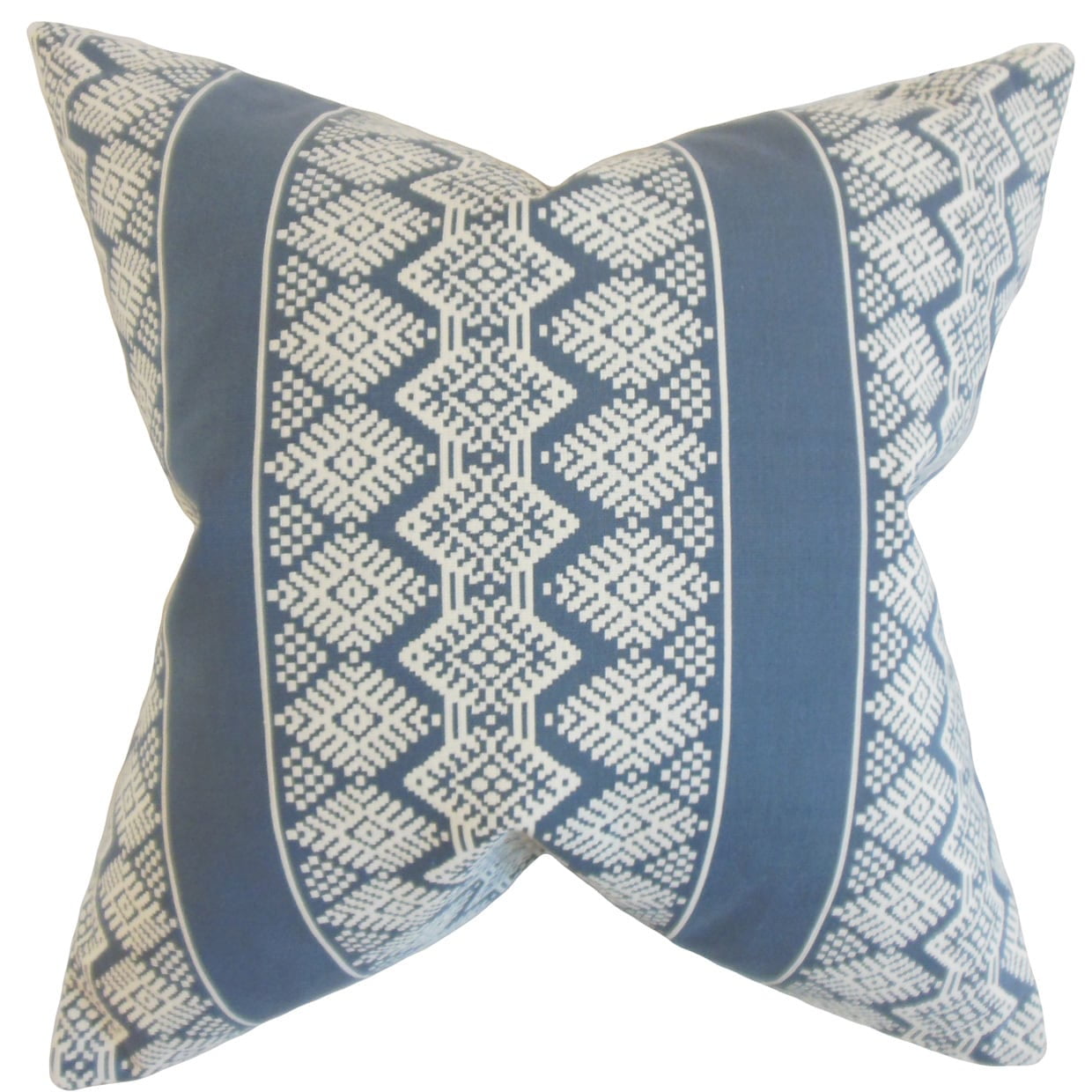 2 Piece The Pillow Collection Set of 2 18 x 18 Down Filled Chakra Geometric Throw Pillows Blue 2 Piece The Pillow Collection Set of 2 18 x 18 Down Filled Chakra Geometric Throw Pillows Blue
