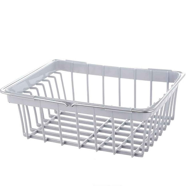 Retractable Water Filter Rack Drain Basket Kitchen Sink Drainer Counter