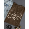thumbnail image 3 of My Blood Type Is Coffee T-Shirt Women -Smartprints Designs, Female 3X-Large, 3 of 4