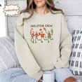 thumbnail image 2 of Radiology Christmas Embroidered Shirt, Skeleton Crew Embroidery Sweatshirt, Rad Tech Xmas Stitch Top, Xray Sonographer Holiday Gift, 2 of 5