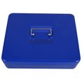 thumbnail image 1 of FESTFENDS Combination Lock Money Safe Box Metal Construction Blue for Retail Cash and Receipt Storage, 1 of 6