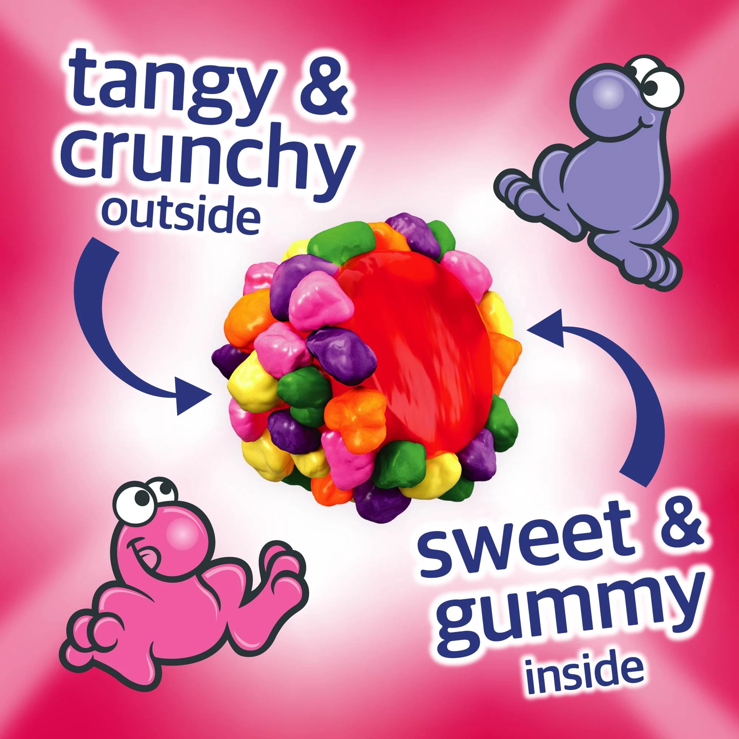 Nerds Gummy Clusters, Rainbow Candy, 6 oz Treat Packs, 12 Count