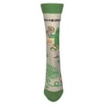 thumbnail image 5 of "Meowabunga!" Anydaze Womens Crew Socks, with Soft Combed Cotton and Smooth Seamless Toe, 5 of 6