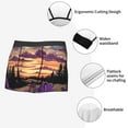 thumbnail image 6 of Daiia Starry Night Purple Irises Men's Underwear Boxer Briefs, Cotton Stretch Moisture-Wicking Underwear-XX-Large, 6 of 9