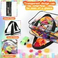 thumbnail image 2 of Large Toy Storage Bag, 6 Packs Clear PVC Toy Organizer with Zipper for Board Games, Books, Puzzles, Building Blocks, 2 of 7