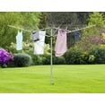 thumbnail image 2 of Whitmor  Aluminum Rotary Clothes Drying Rack - Silver -Adult Use, 2 of 7