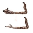 thumbnail image 7 of Motorcycle Exhaust Slip On Middle Link Pipe Stainless Steel Parts For Kawasaki For Ninja Z900 Z900e A2 2017-2019, 7 of 7