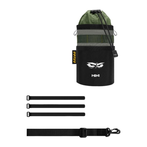 funtasica Bike Cup Holder Bike Water Bottle Holder for Commuting Mountain Bikes Riding Green Black