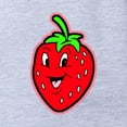thumbnail image 2 of CafePress - Happy Strawberry - Cute Infant Baby Football Bodysuit, 2 of 3