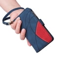 thumbnail image 2 of Compatible avec Samsung Galaxy S21 FE 5G Étui Portefeuille avec Fentes pour Cartes en Cuir PU Fermeture Éclair Folio Rabattable, 2 of 5